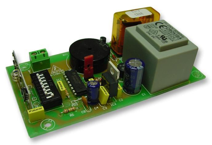 230V Single Touch 1-Channel Remote Control Receiver Module with Single Relay Output