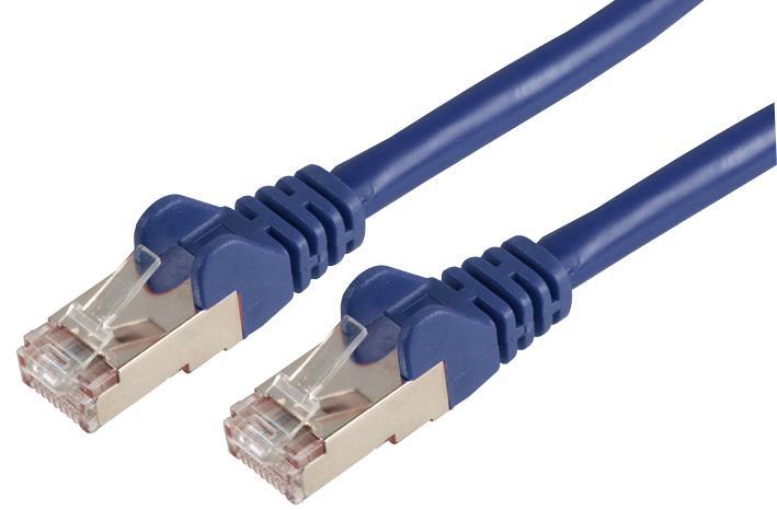 20m Blue Cat6a LSOH RJ45 Ethernet Patch Lead