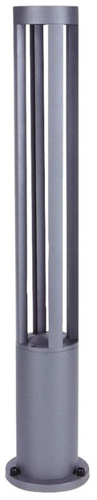10W IP65 LED Bollard Light, 3000K, Grey, Large