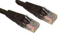 RJ45 Male to Male Cat6 UTP Ethernet Patch Lead, 5m Black