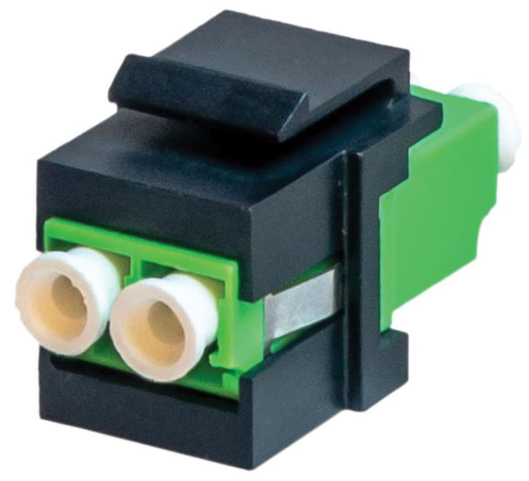 LC APC Single-mode Duplex Fiber Keystone Module