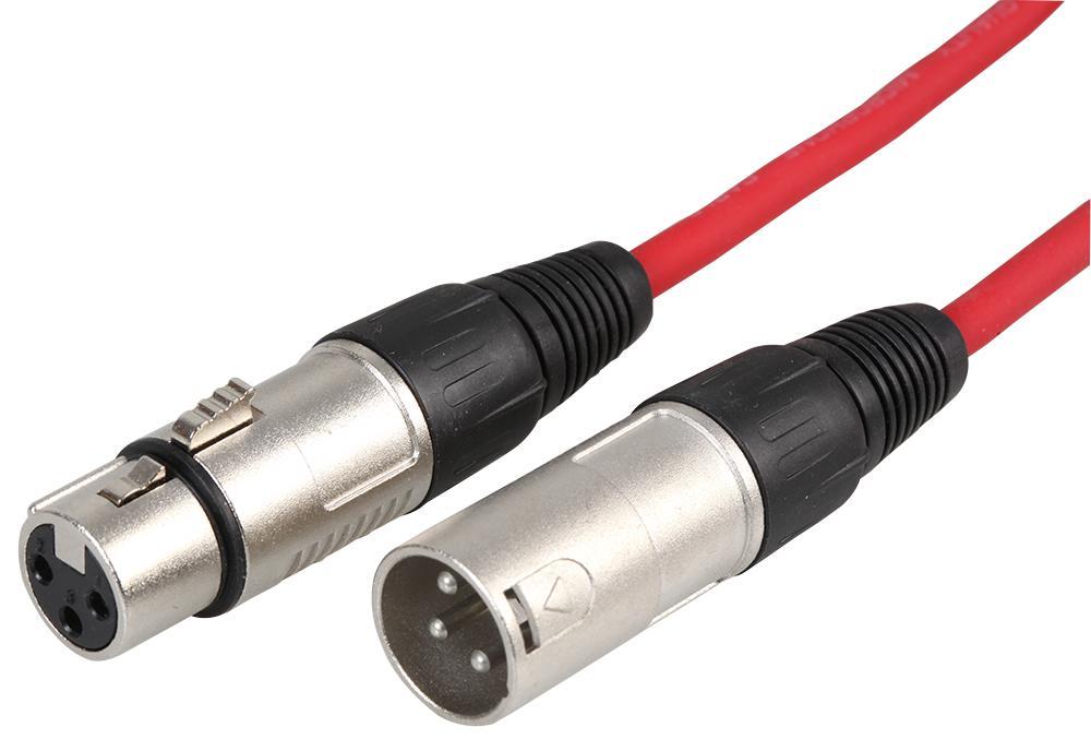 3 Pin XLR Male to Female Microphone Lead