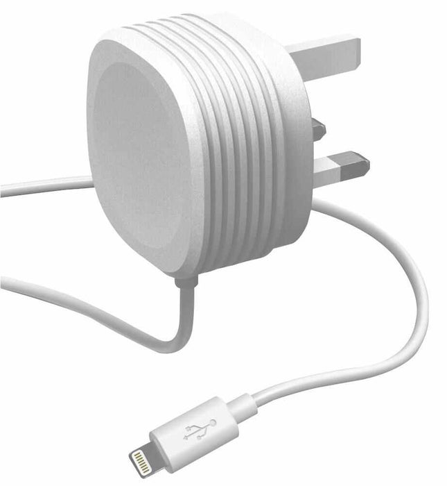 HAMA UK Mains Charger with Lightning Connector for iPhone, iPod & iPad 1m