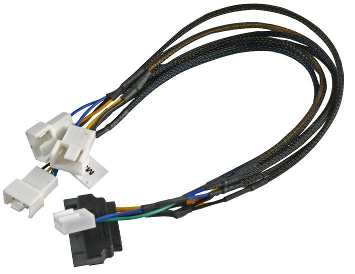 SATA to 3x PWM Fan Power Splitter Lead, 30cm