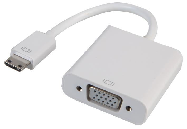 Mini HDMI to VGA Adaptor Male to Female