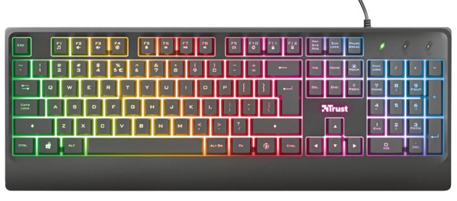 Ziva Rainbow LED USB Gaming Keyboard