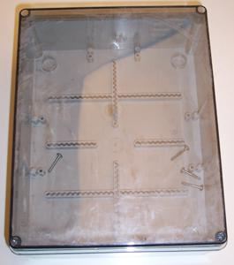 IP56 Thermoplastic Junction Box Enclosure with Transparent Lid