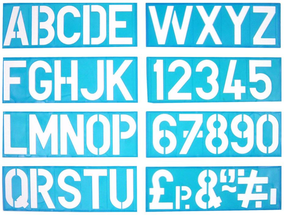 100mm Stencils - Set of 8