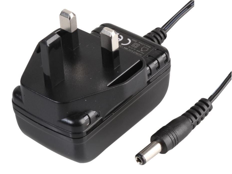 5V, 1A, 5W, Plug In Power Supply, 2.1mm Plug
