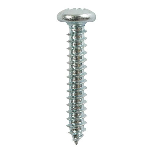 Self-Tapping Clamping Screws - PZ2 - Pan - Zinc - Use for Metal