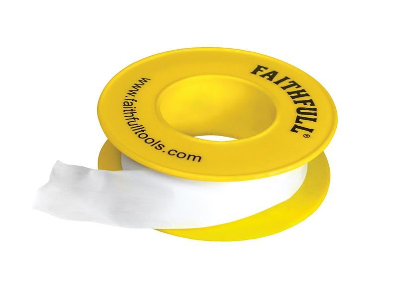 P.T.F.E Gas Tape 12mm x 5m White (Pack 10)