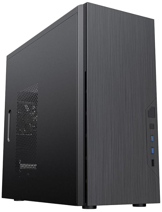 Course Micro ATX PC Tower Case, Black