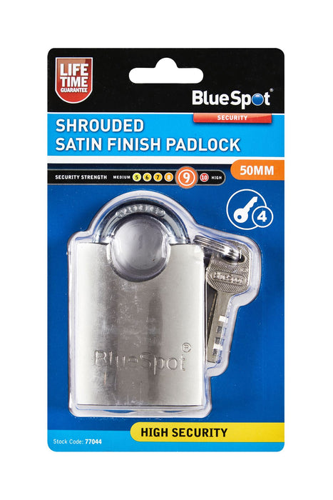 Shrouded Satin Finish Padlock