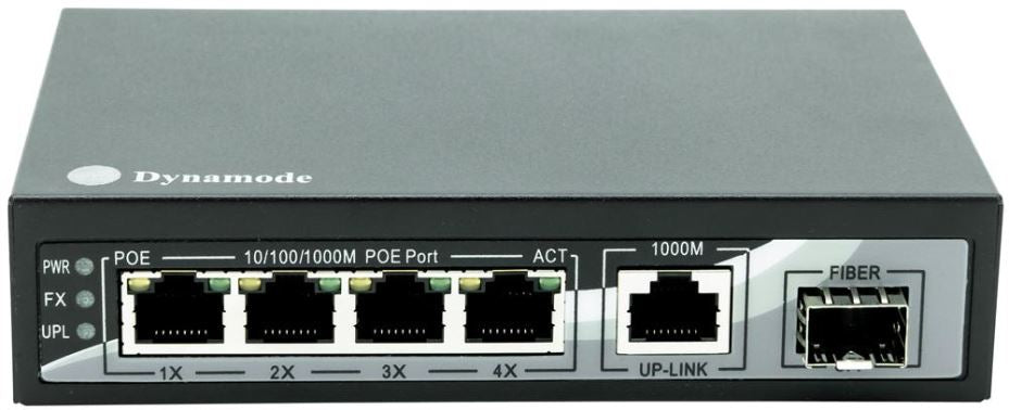 4 Port Gigabit Desktop PoE Switch with SFP Port