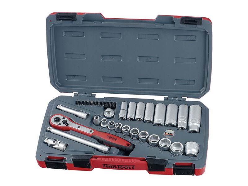 T3835AF Socket Set of 35 A/F 3/8in Drive