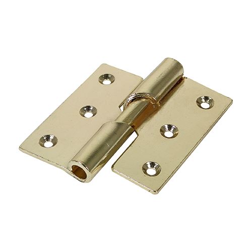 Rising Butt Hinge - Left Hand - Electro Brass