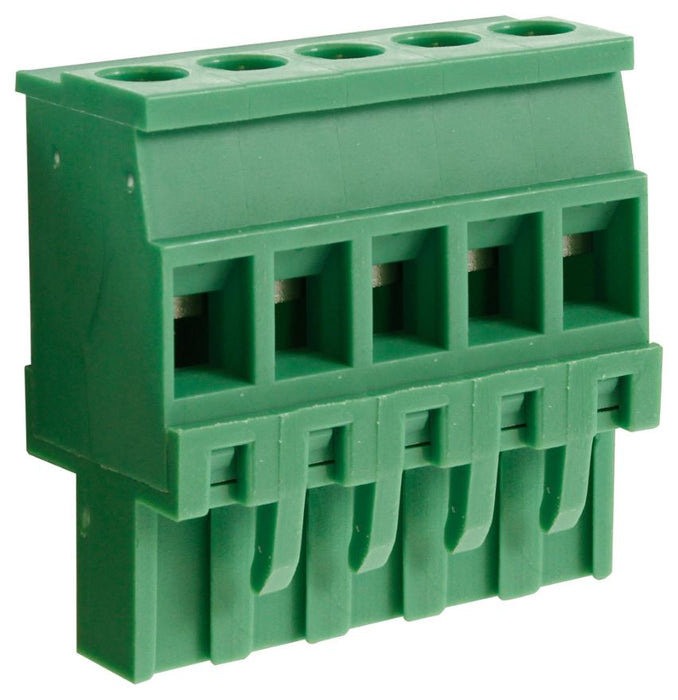 5.08mm Vertical / Reversed Pluggable Terminal Block, 5-Pole, 15A
