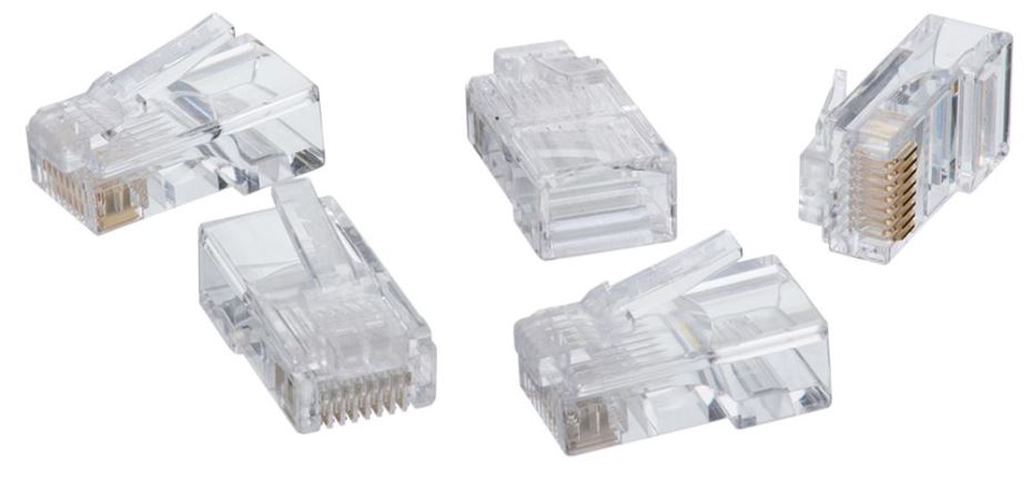 Cat5e RJ45 8P8C Modular Plugs , Pack of 50