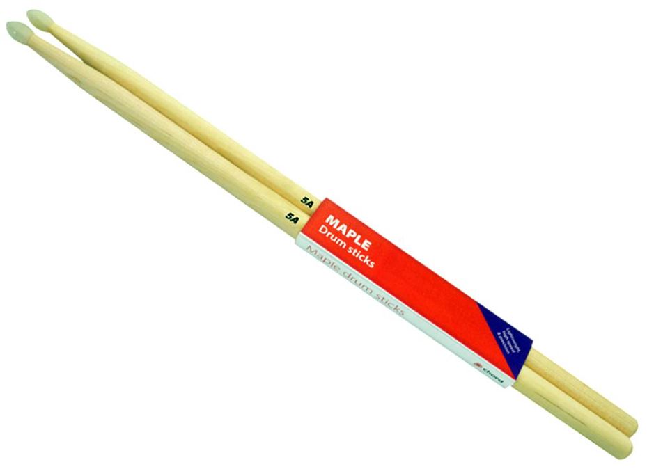 Maple Drumsticks 5A, Nylon Tip