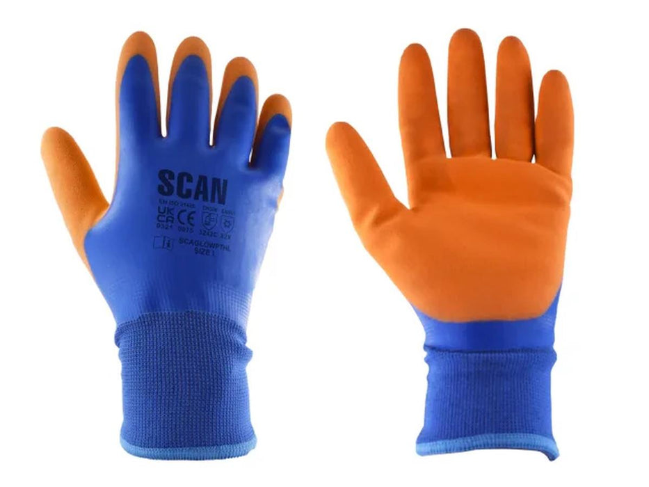 Thermal Waterproof Latex Coated Gloves