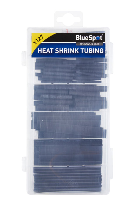 127 Pce Assorted Black Heat Shrink Tubing Set