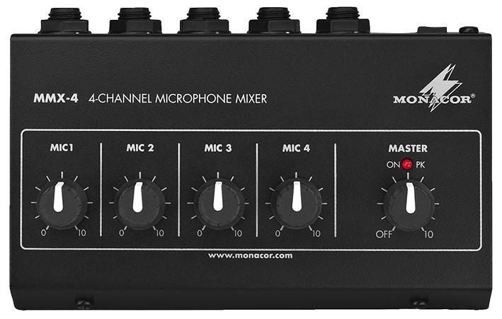 4-Channel Microphone Mixer