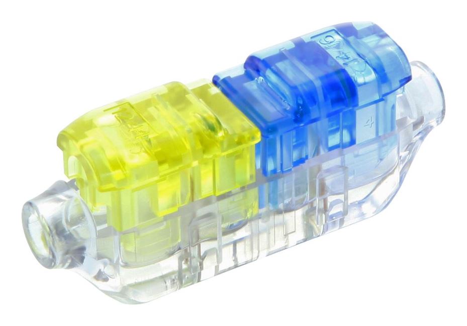 Coolsplice, Quick Connector, 12/14 to 14/16 AWG, Yellow/Green