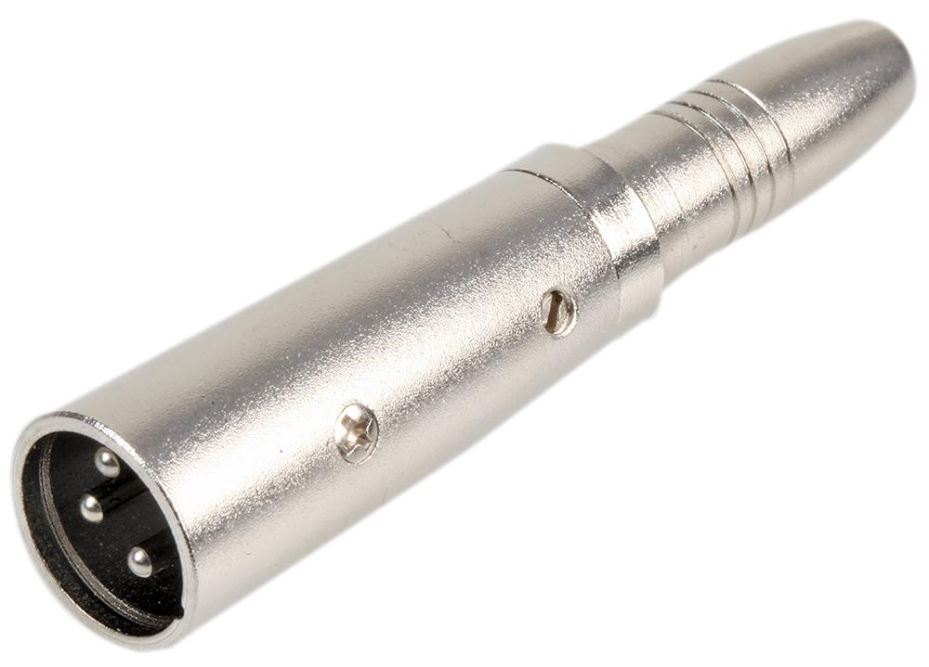 3 Pole XLR Plug to 6.35mm (1/4") Mono Jack Socket