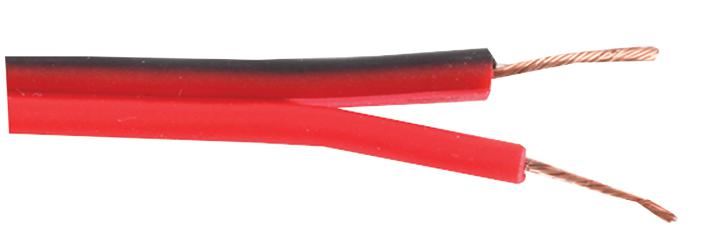 32 x 0.2m Speaker Cable Figure 8 Red/Black 100m Reel