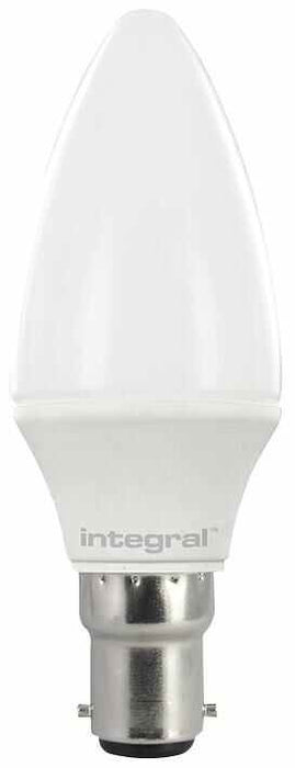 INTEGRAL LED - B15 3.5W Non-Dimmable LED Candle Bulb, Warm White 250lm