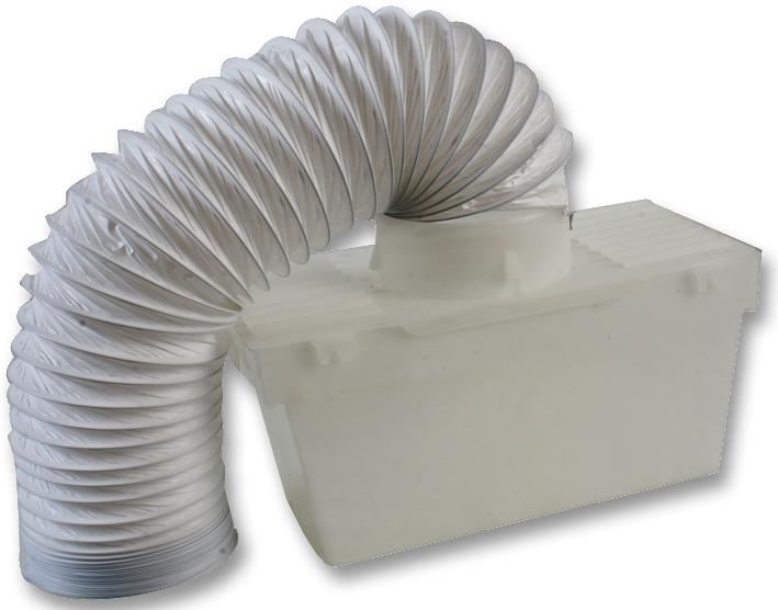Universal Indoor Condensing Square Type Vent Kit with 1m Hose