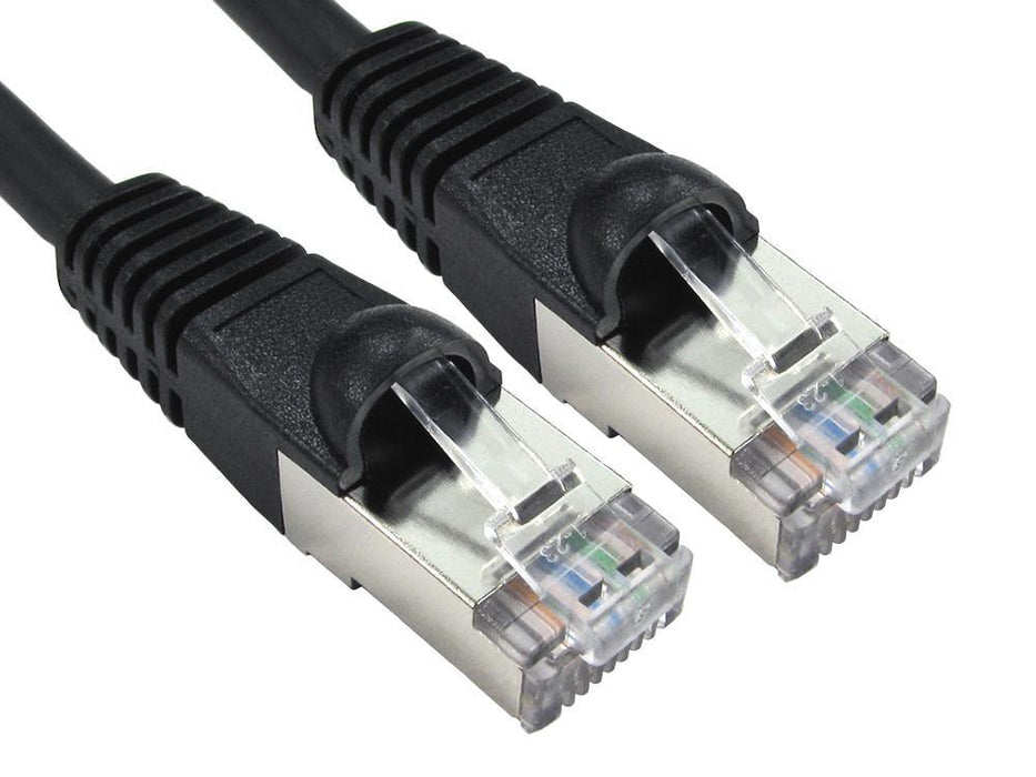 Cat6A LSZH Ethernet Patch Lead, 3m Black