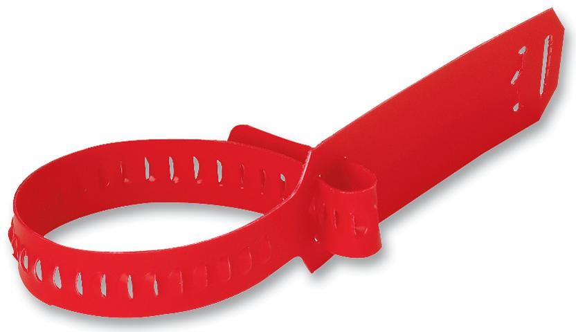 Cable Marker Strap 19.1mm x 387mm Red 50 Pack