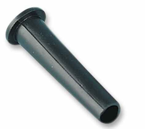 PVC Cable Entry Sleeve Black, 6.20mm Cable Dia. 50 Pack