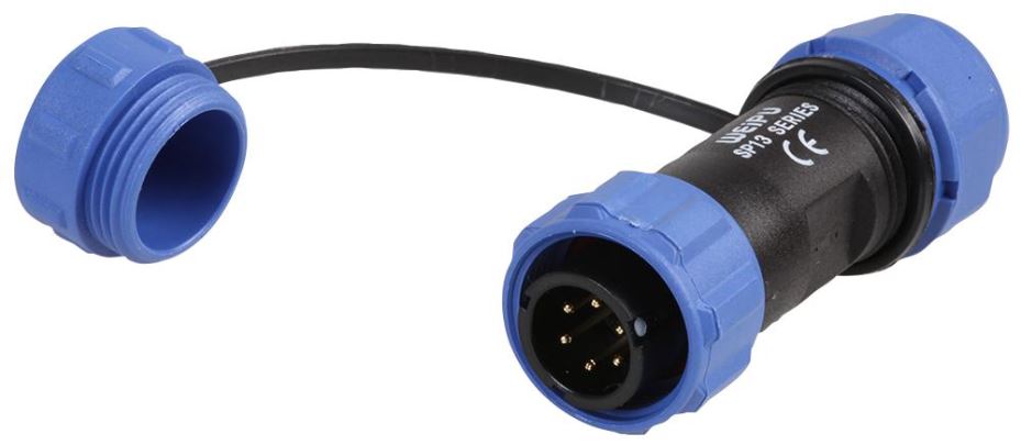 Circular Threaded Connector Plug - IP68 — StampyTools
