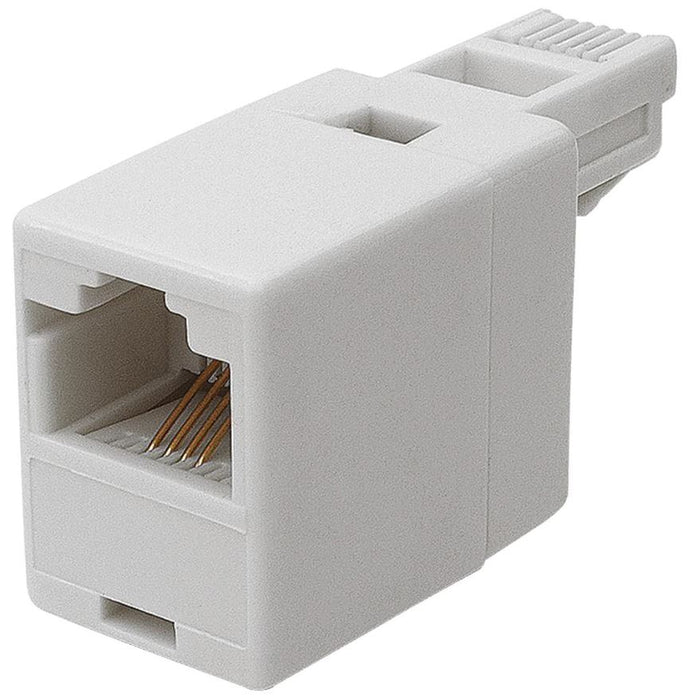 RJ11 Plug to RJ45 Socket Adaptor