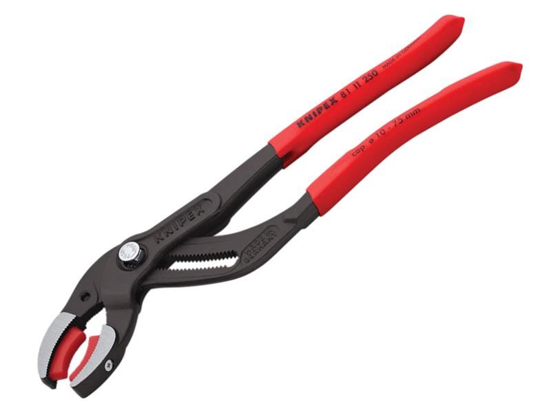 Plastic Pipe Grip Pliers Plastic Jaws 75mm Capacity 250mm