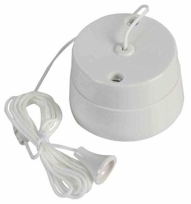 CRABTREE - 6A 1 Way SP Ceiling Switch Pull Cord