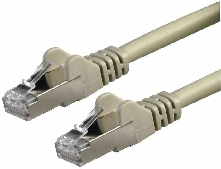 0.5m Grey Cat6a LSOH RJ45 Ethernet Patch Lead