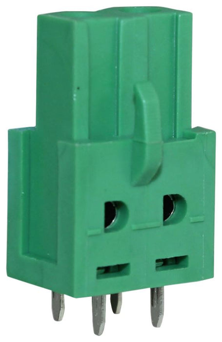 5.08mm Inverted/Reverse PCB Terminal Block, 2-Pole, 15A