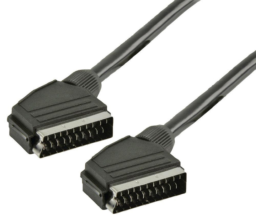 Scart Lead Male to Male Black — StampyTools