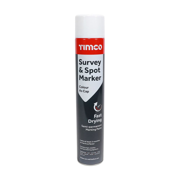 Survey & Spot Marker, Spray Paint - Various Colours - Size 750ml