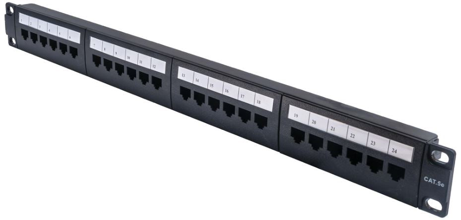 24 Port Cat5e RJ45 Patch Panel