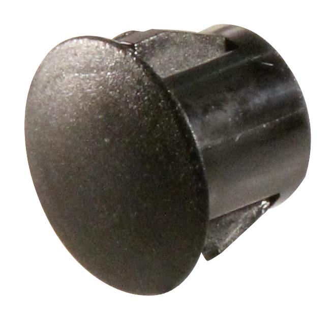 Domed Blanking Plug, Black, 100 Pack