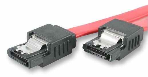 Internal Latching SATA (7 Pin) Male to Male Connection Lead
