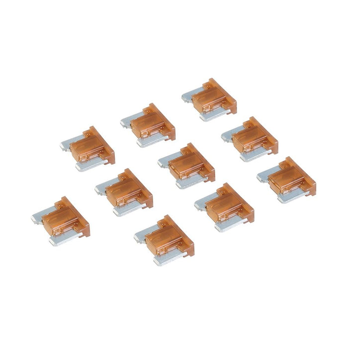 ATT Low Profile Mini Automotive Blade Fuses 10pk - 7.5A Brown