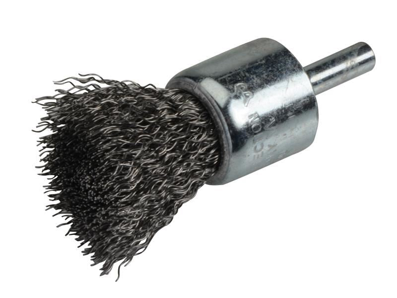 DIY End Brush with Shank 23mm, 0.30 Steel Wire