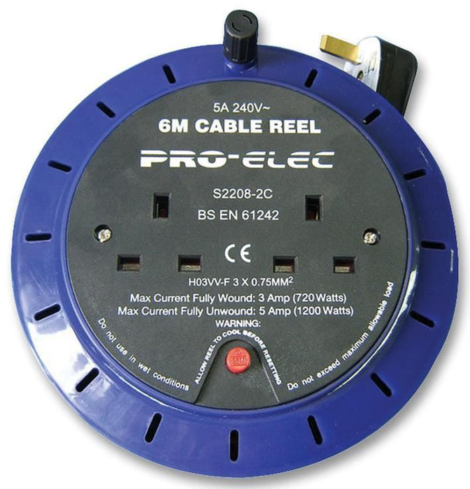 2 Socket Cassette Reel, 5A