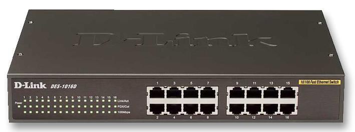 16-Port Fast Ethernet Unmanaged Desktop Switch