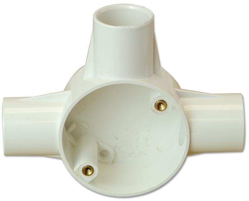 3 Way T Box System White